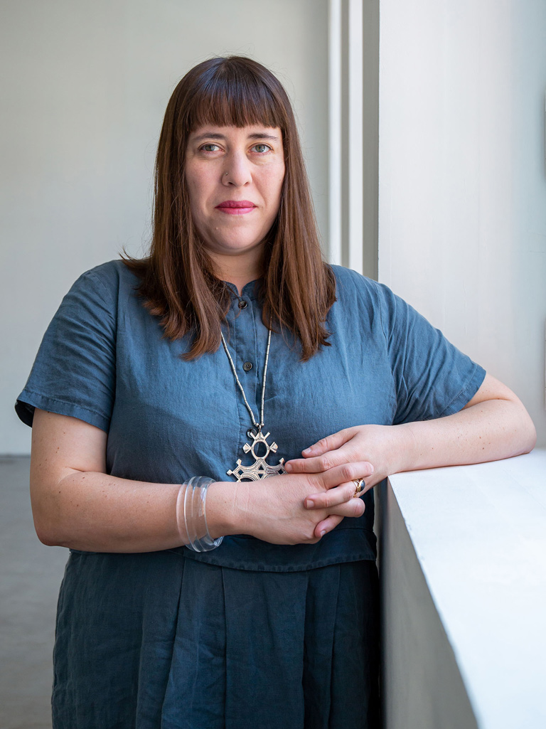 Portrait of Lindsay Stauvers Curator at Ikon Gallery, Birmingham